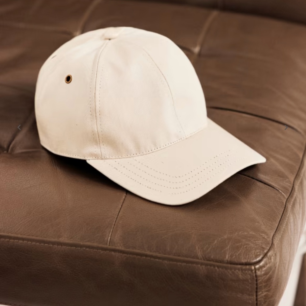 NWT Sézane Chase Denim Cap - Ecru
